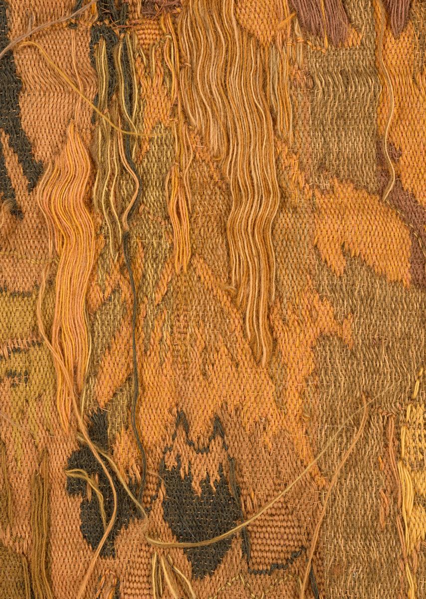 2015.0035 Wall hanging, reverse, detail 4