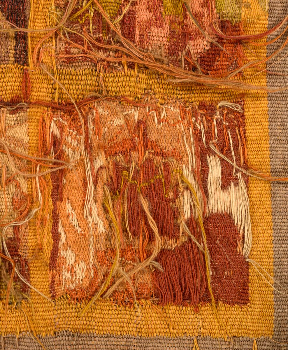 2015.0035 Wall hanging, reverse, detail 7