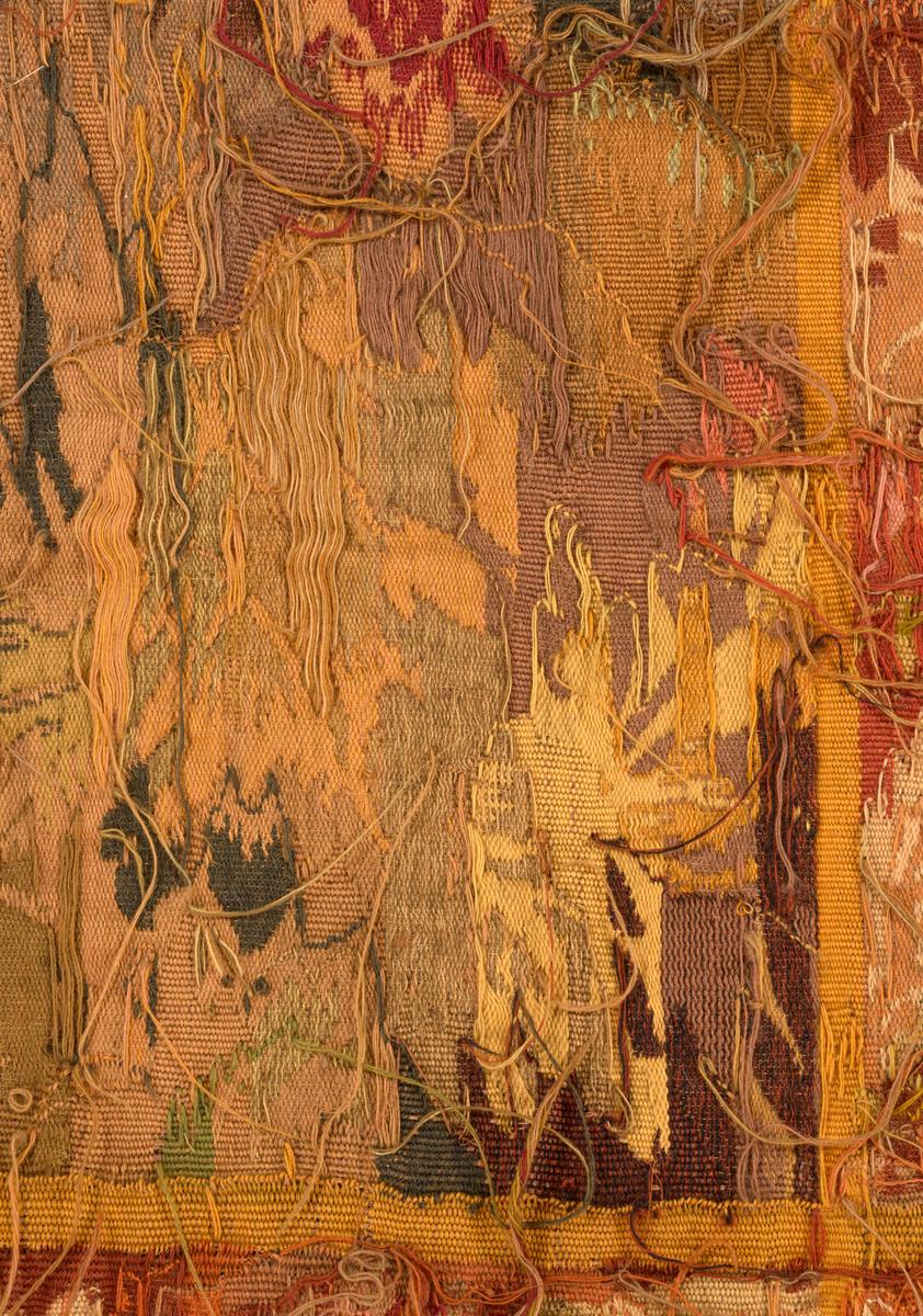 2015.0035 Wall hanging, reverse, detail 2