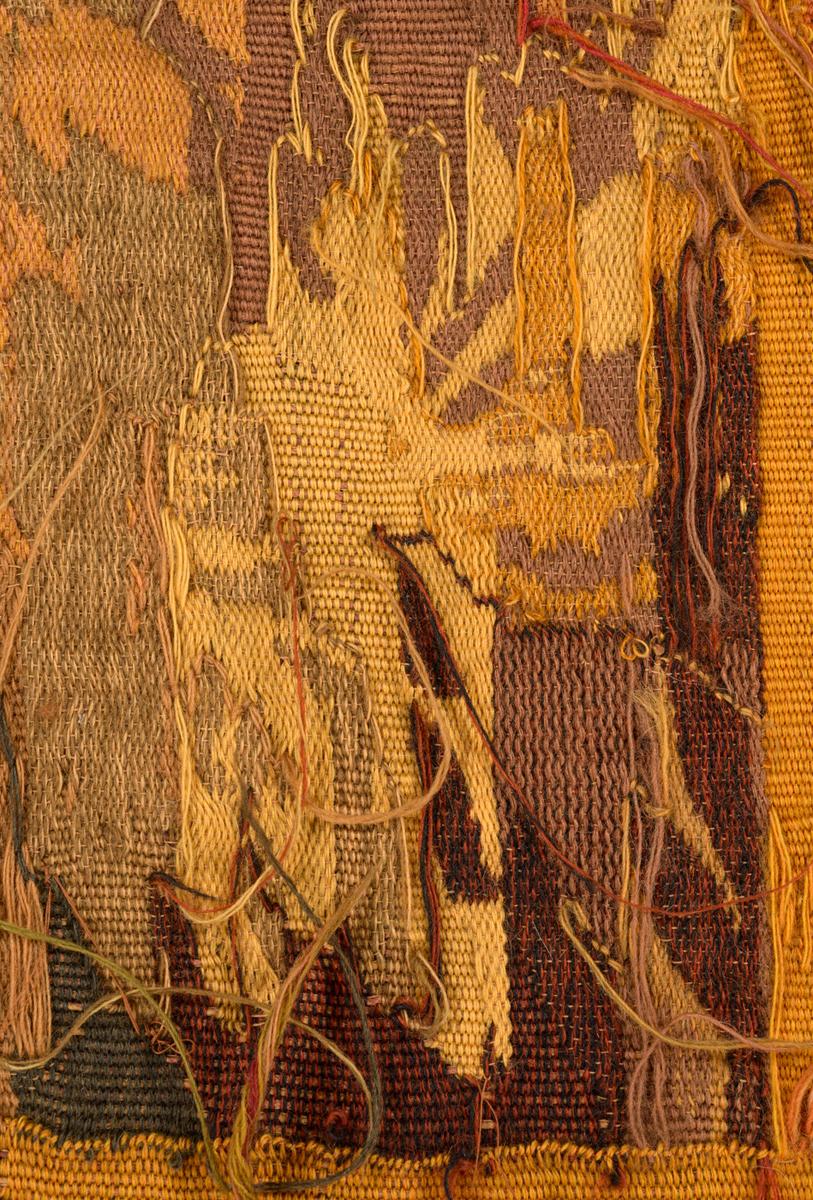 2015.0035 Wall hanging, reverse, detail 3