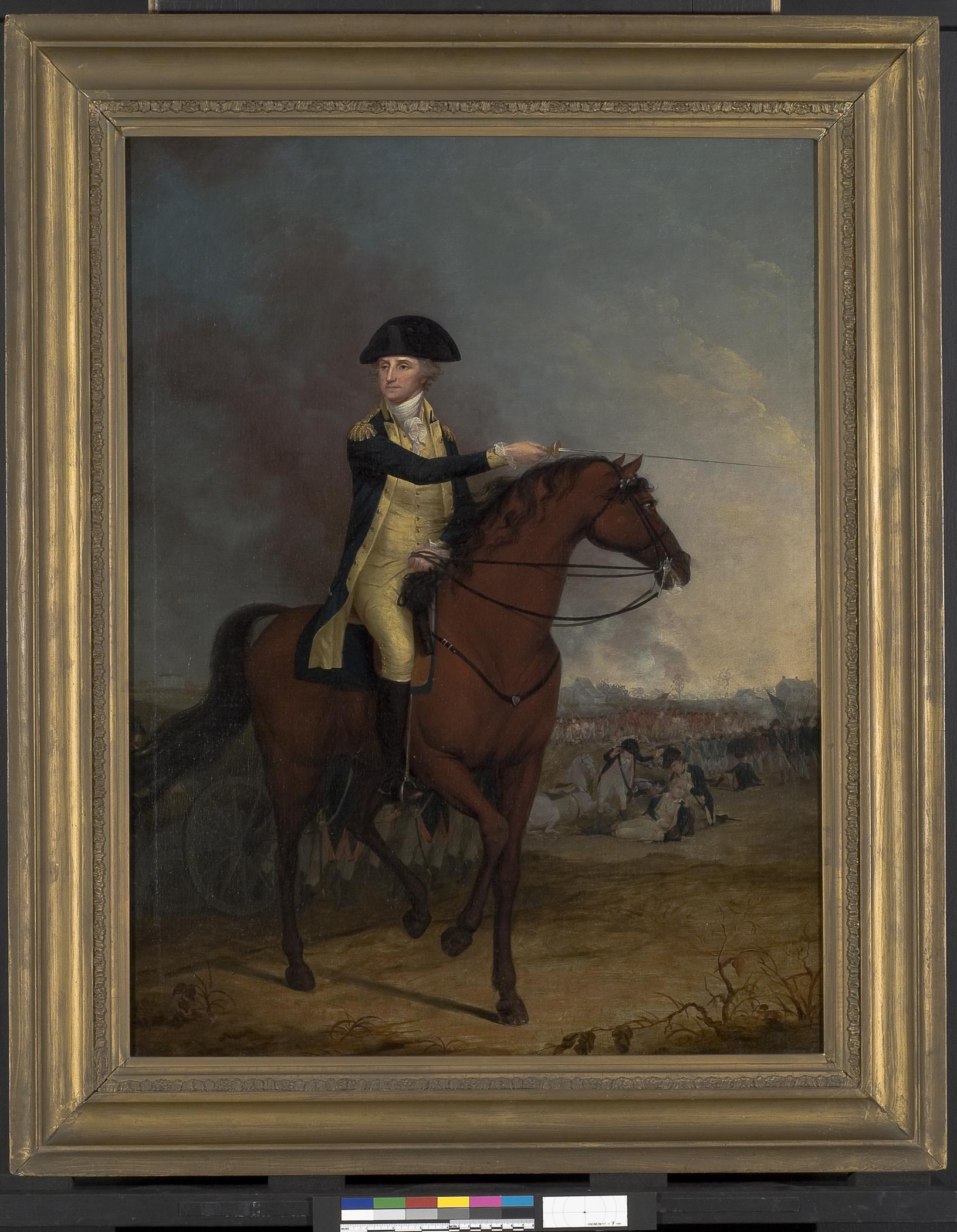 1959.1391 A Painting, B Frame, view 1