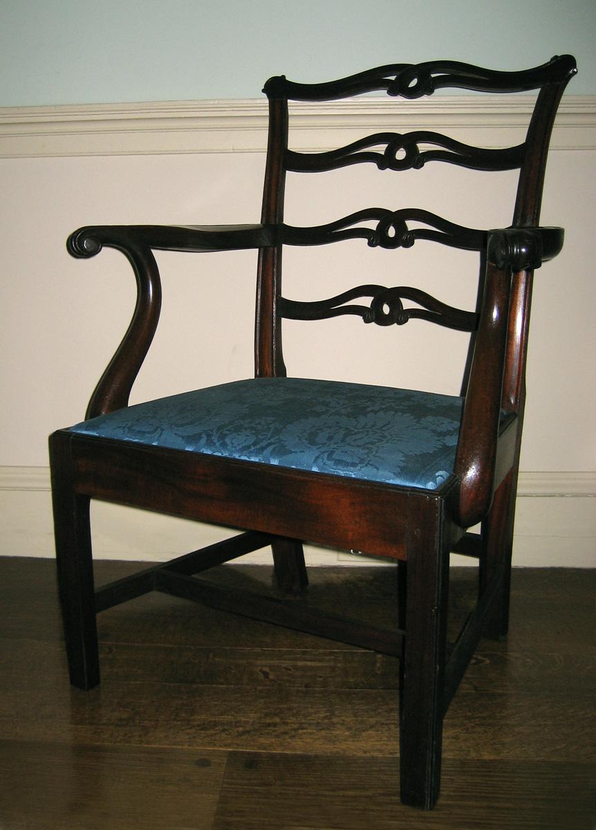 1959.1486 Armchair with slip seat 1969.5485 view 2
