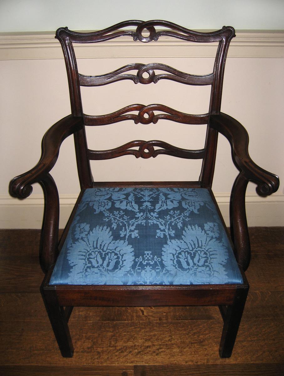 1959.1486 Armchair with slip seat 1969.5485 view 1