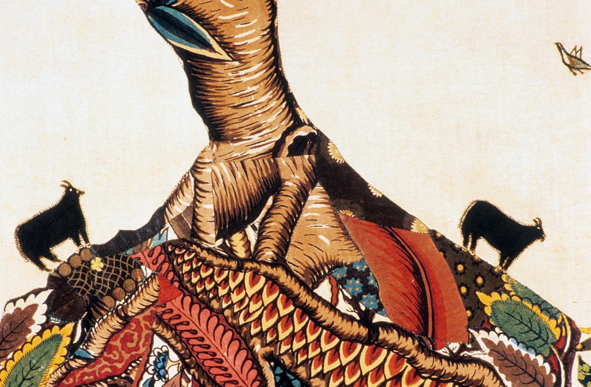 1959.1497 A Needlework Picture, Detail 3