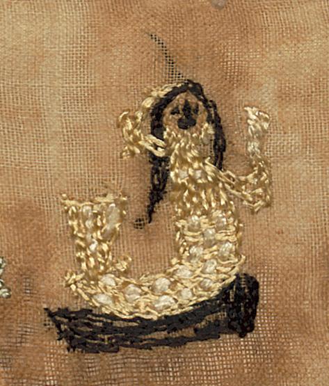 1959.1516 A Needlework Picture, Detail 10