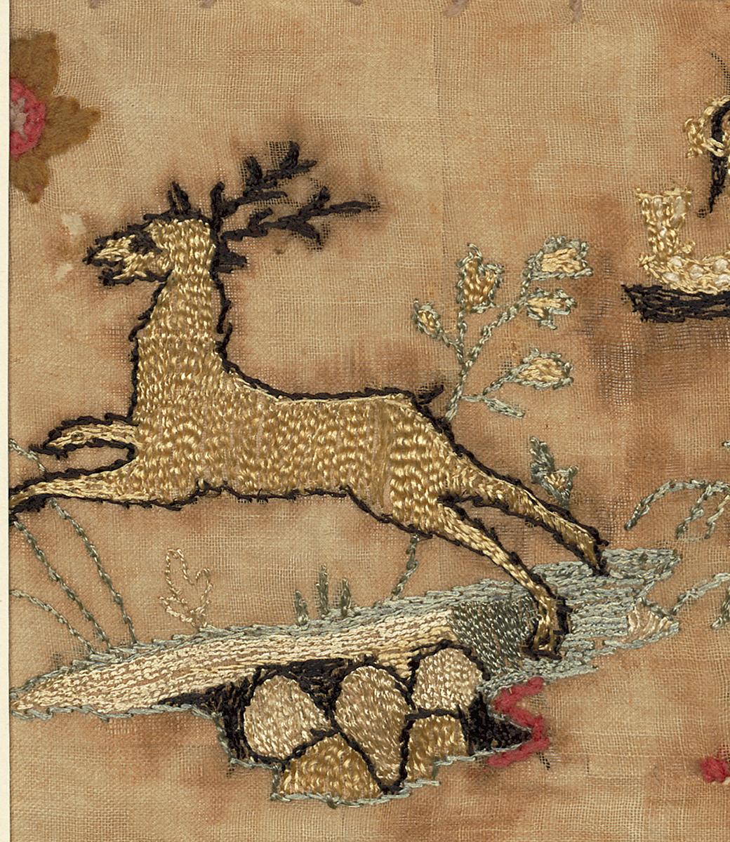 1959.1516 A Needlework Picture, Detail 3