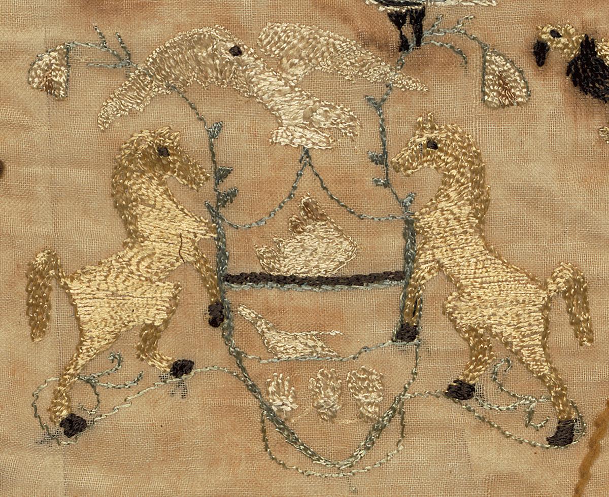1959.1516 A Needlework Picture, Detail 5
