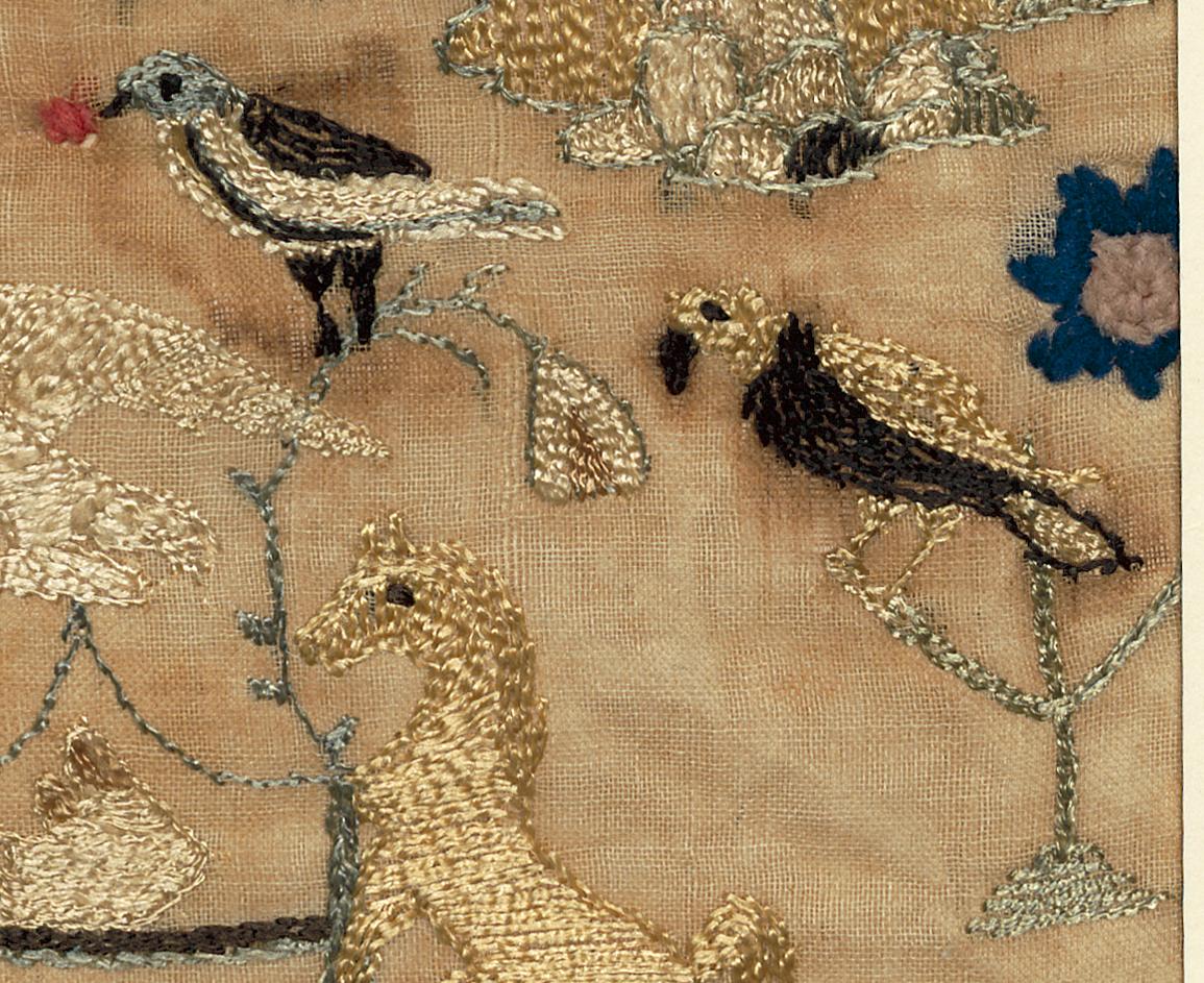 1959.1516 A Needlework Picture, Detail 7