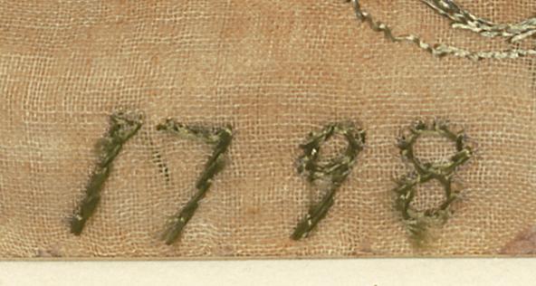 1959.1516 A Needlework Picture, Detail 9