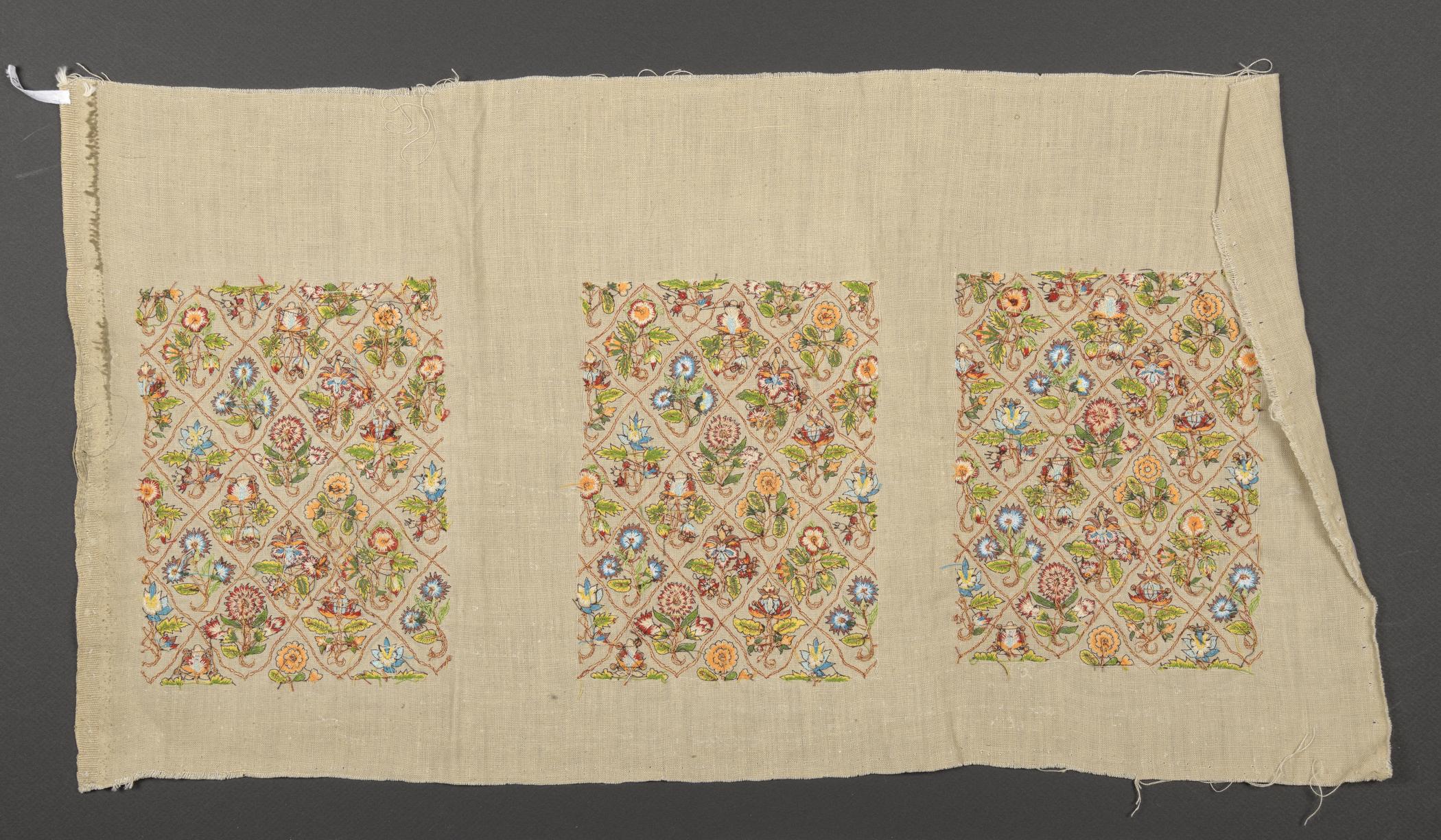 2015.0047.008.002 Needlework panel, view 2, reverse