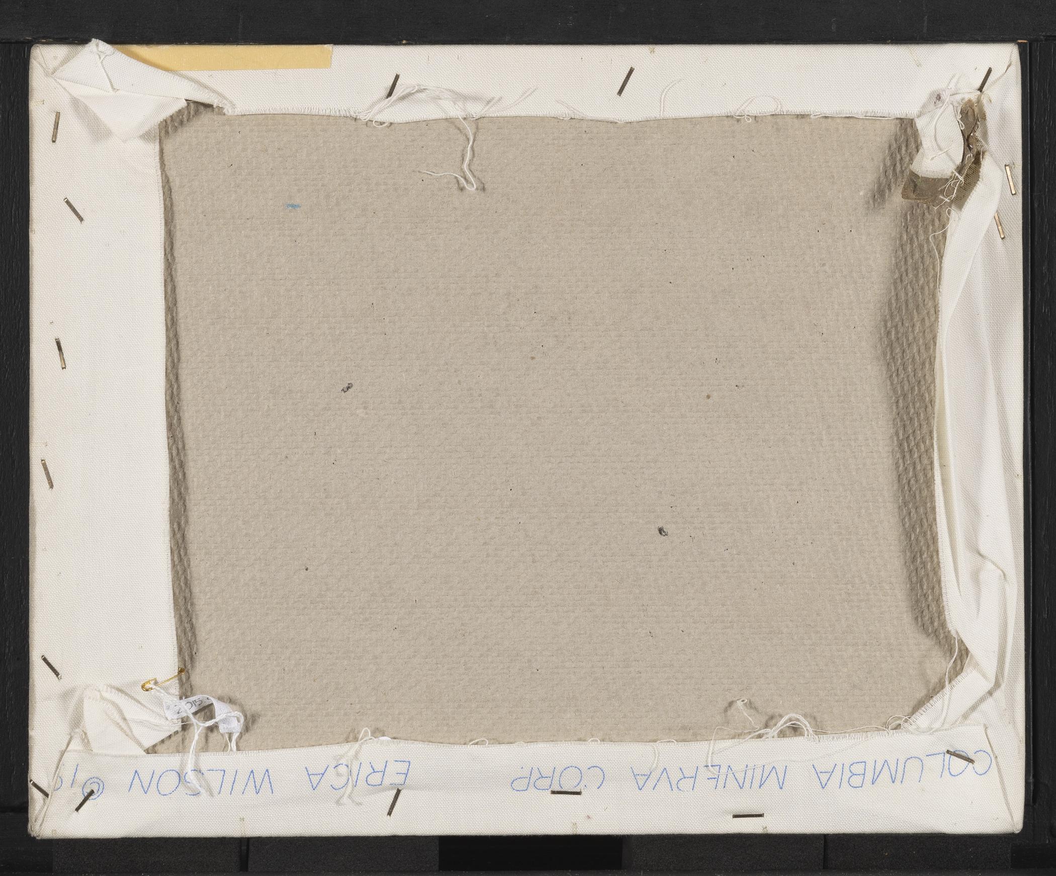 2015.0047.030 A Needlework picture, B Stretcher, view 2, reverse