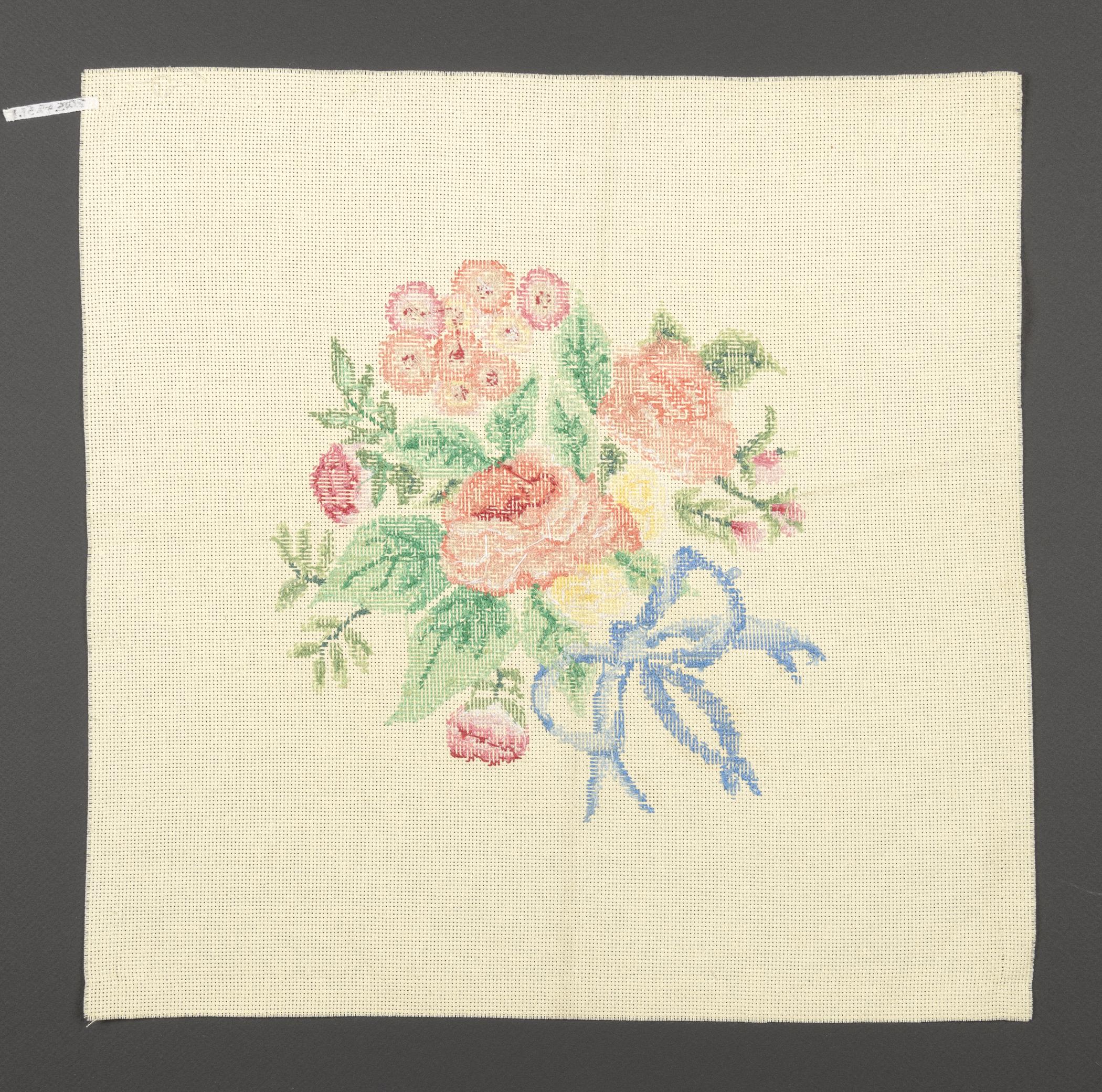 2015.0047.051.001 Needlework panel, view 2, reverse