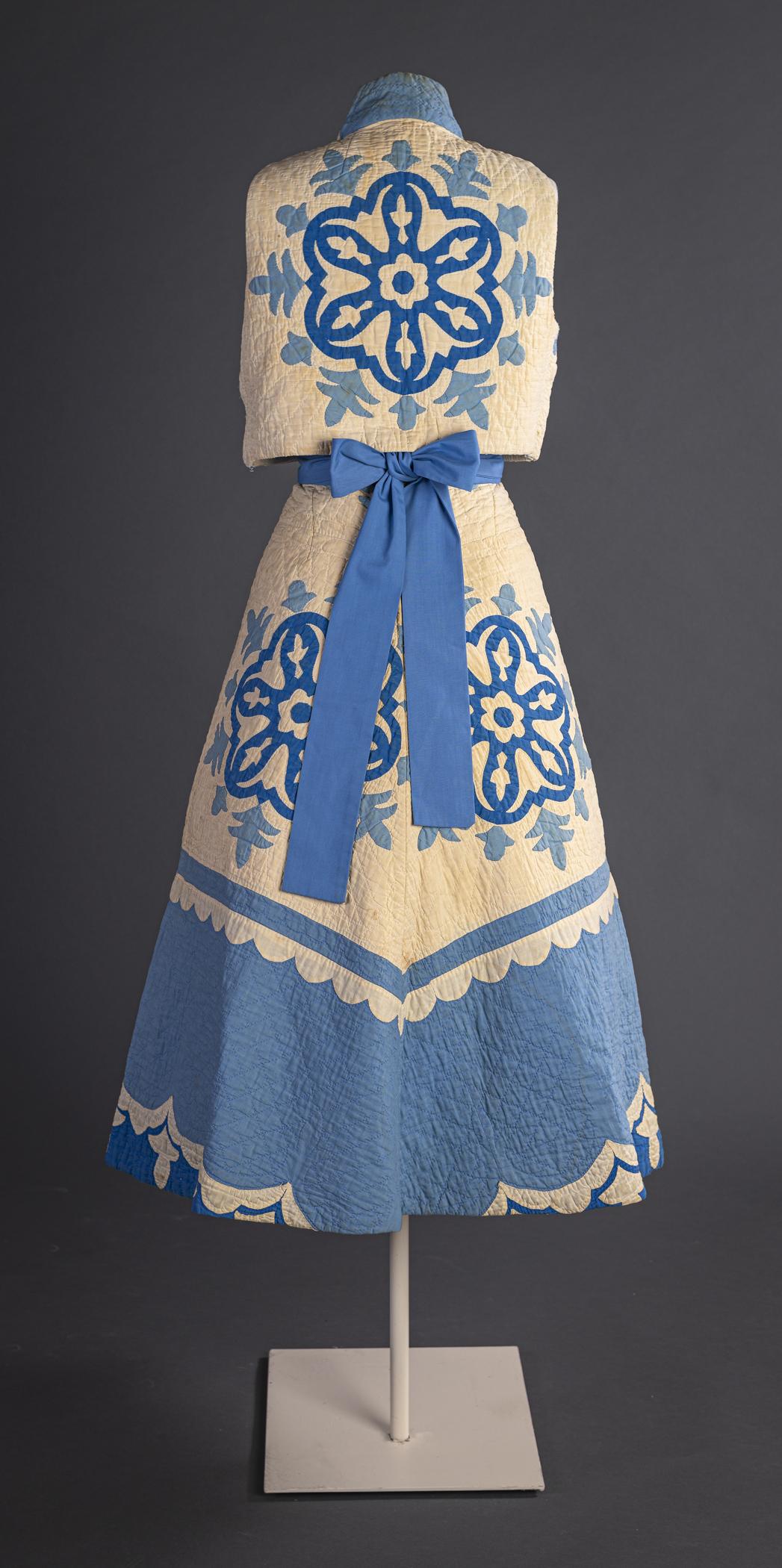 2015.0047.066 A Vest, C Skirt, view 1, reverse