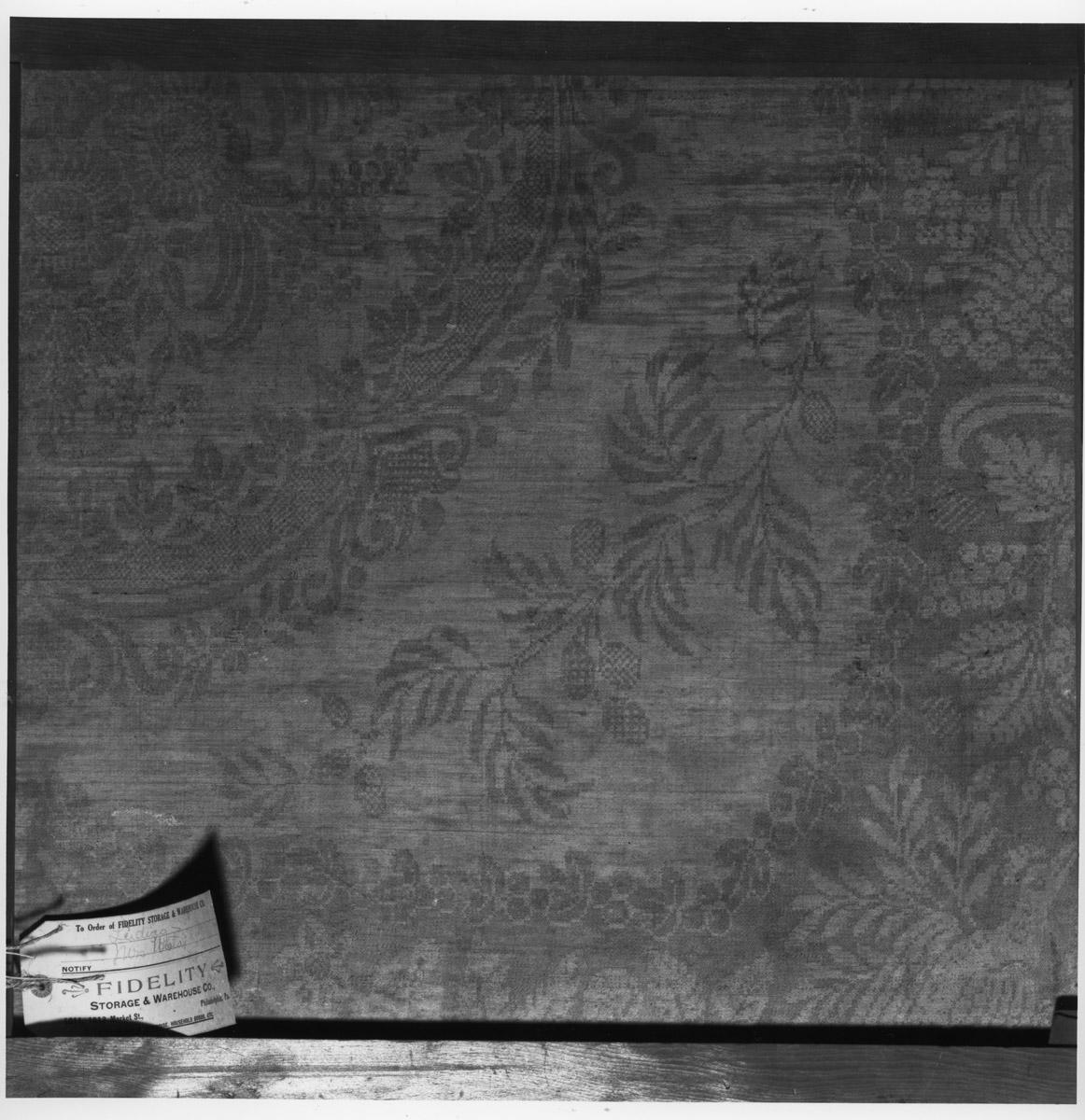 1996.0007 A, B Painting (bw-rear view 2, damask))