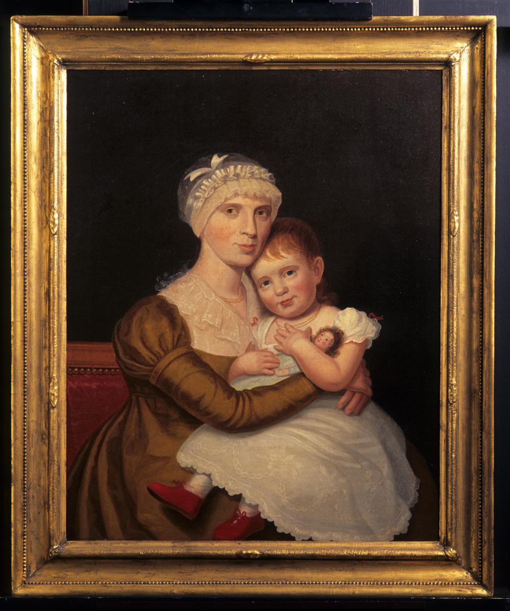 1997.0040.002 A, B Painting and Frame