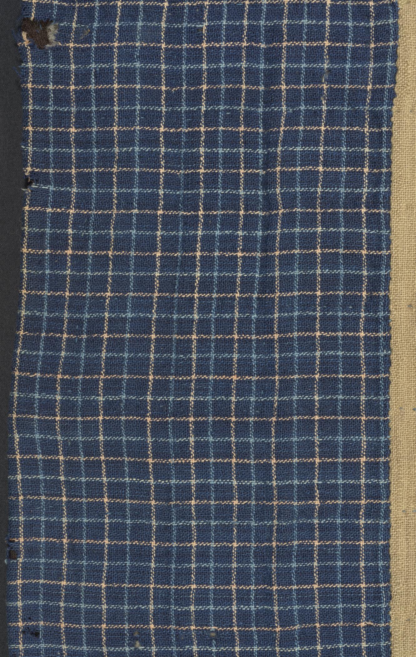 2016.0017 Quilt, detail 7, before conservation treatment