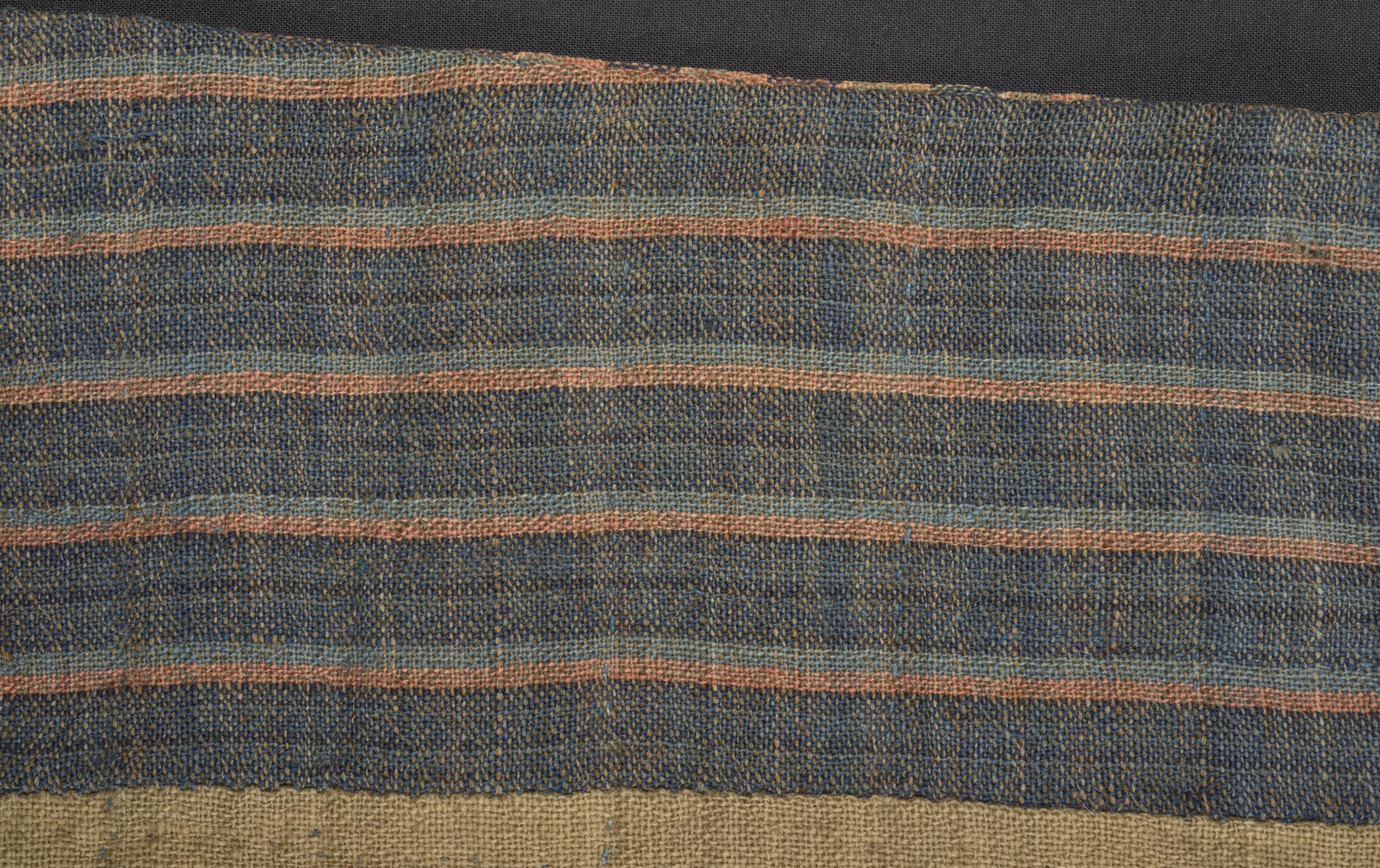 2016.0017 Quilt, detail 8, before conservation treatment