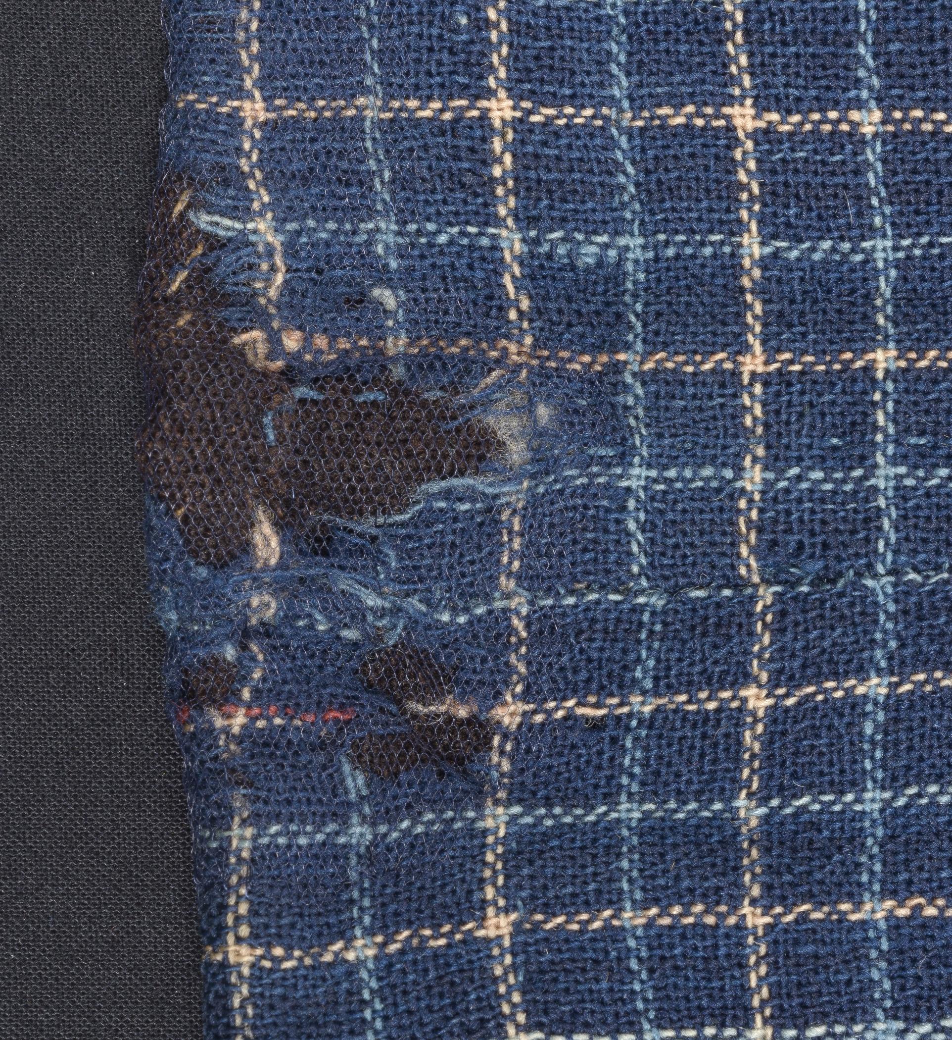 2016.0017 Quilt, detail 4, after conservation treatment
