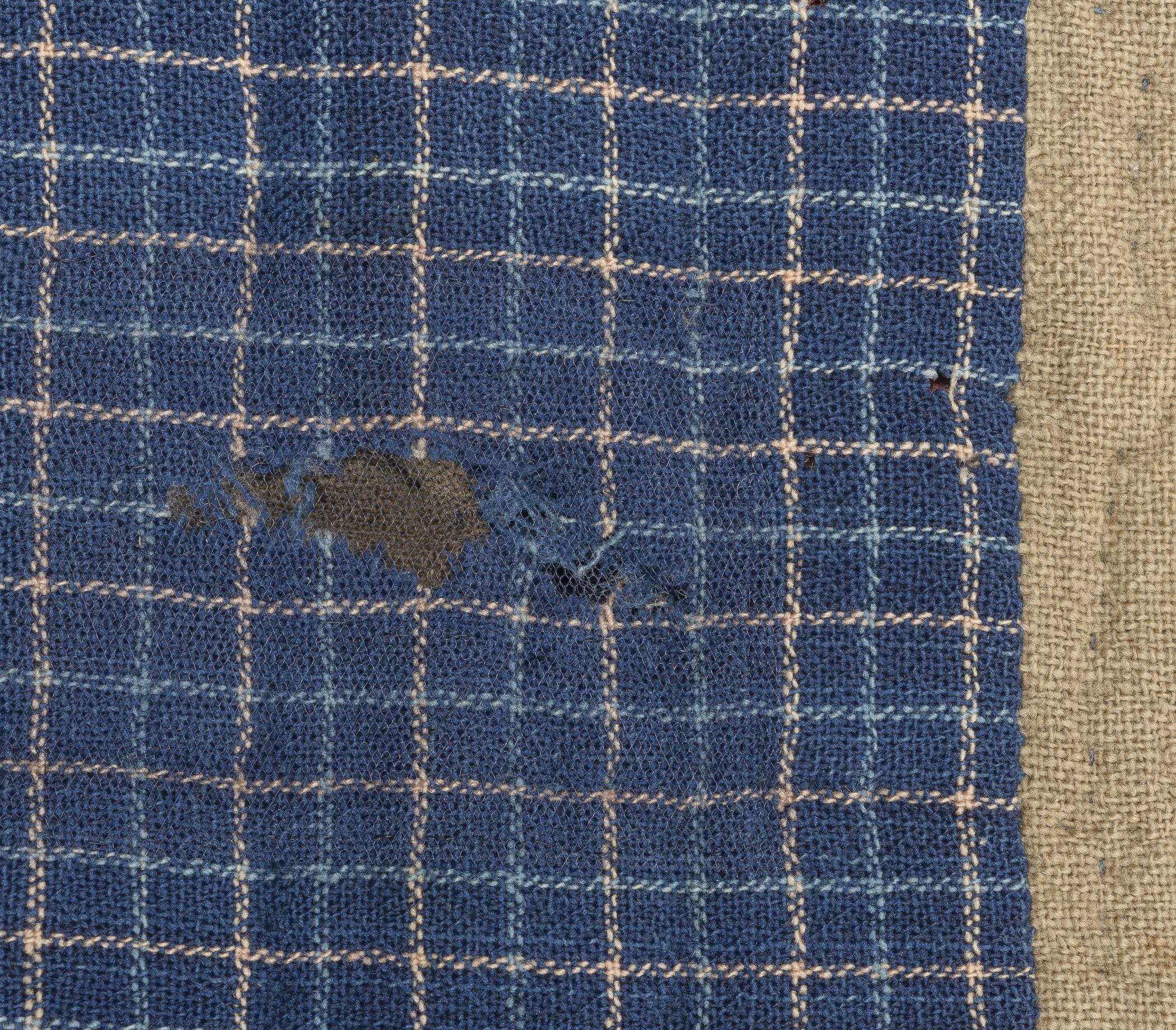 2016.0017 Quilt, detail 3, after conservation treatment