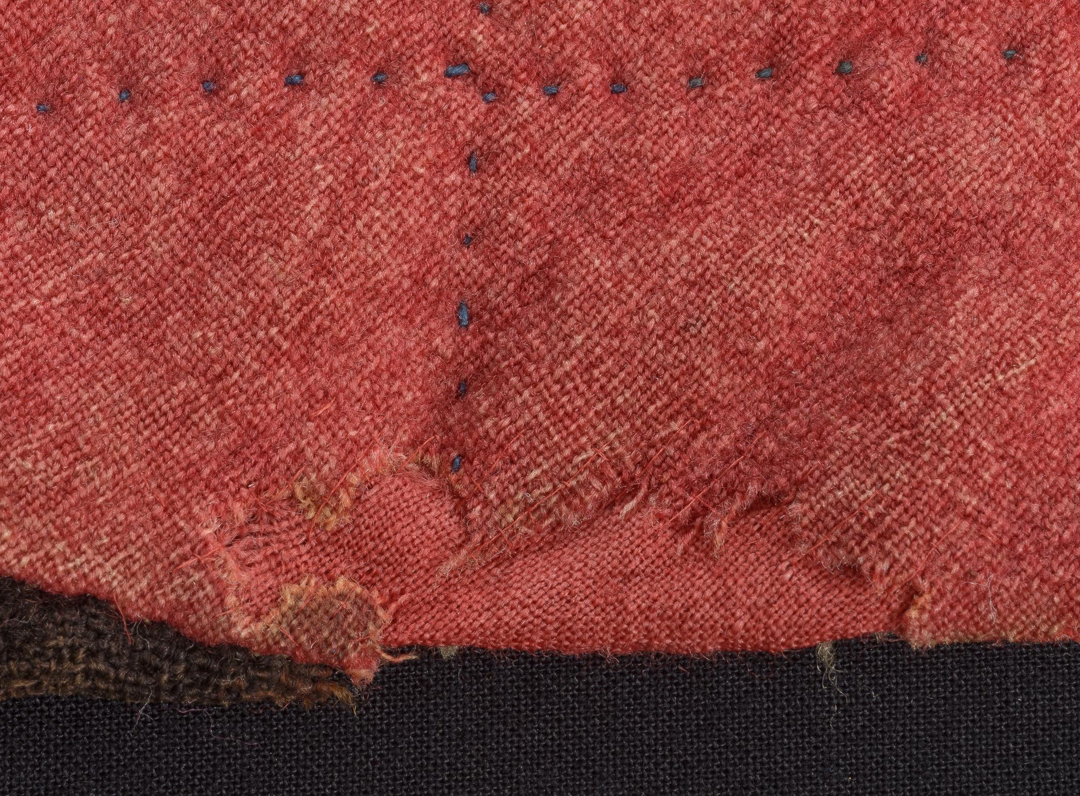 2016.0017 Quilt, detail 2, after conservation treatment