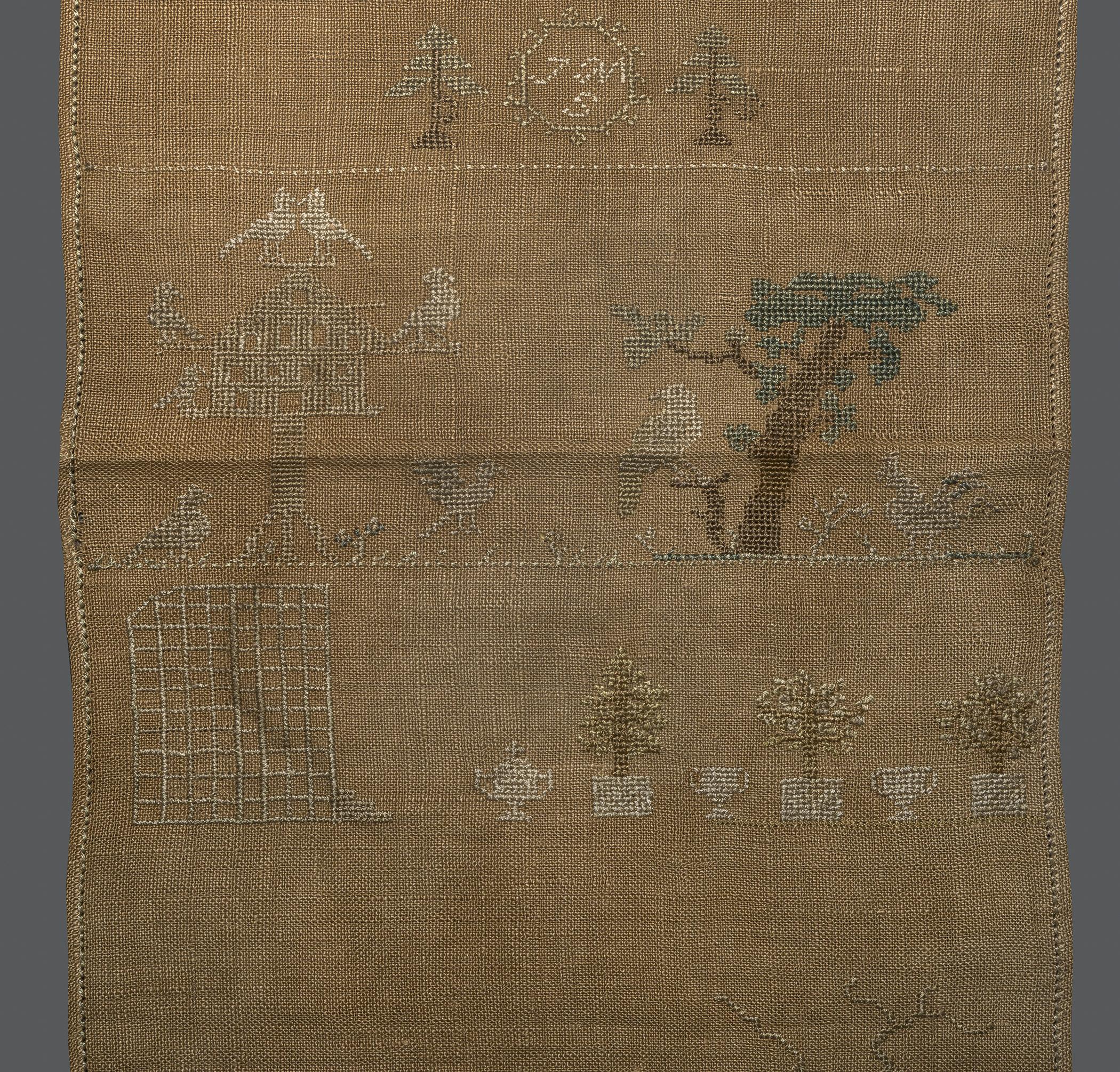 1969.9222 Sampler, detail 11