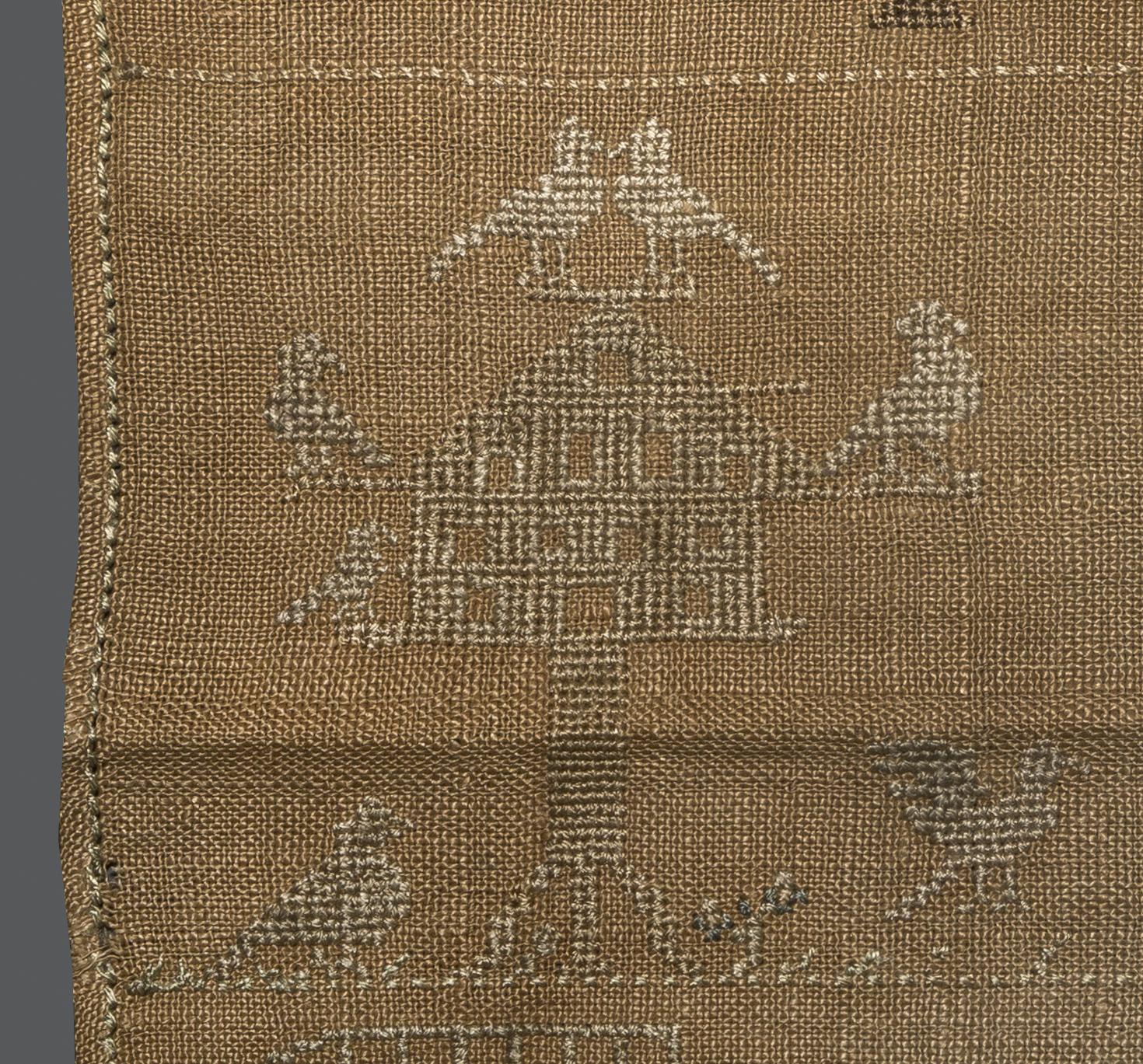 1969.9222 Sampler, detail 12