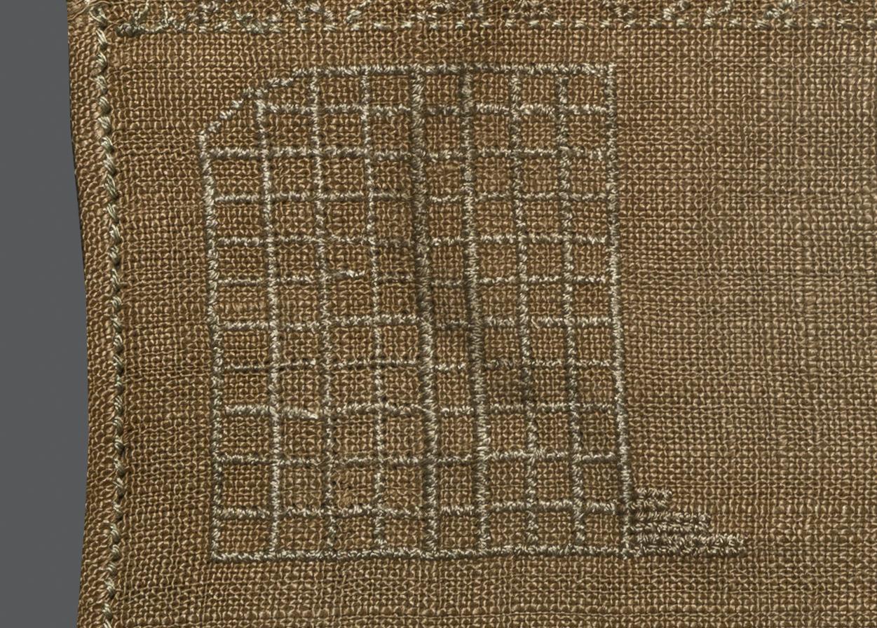 1969.9222 Sampler, detail 14