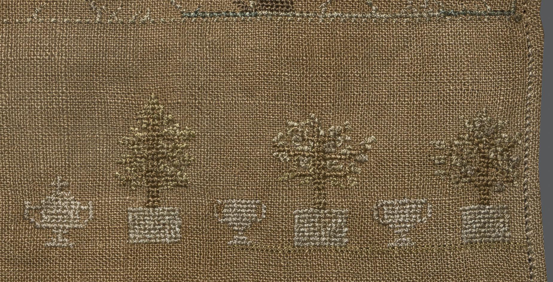 1969.9222 Sampler, detail 15