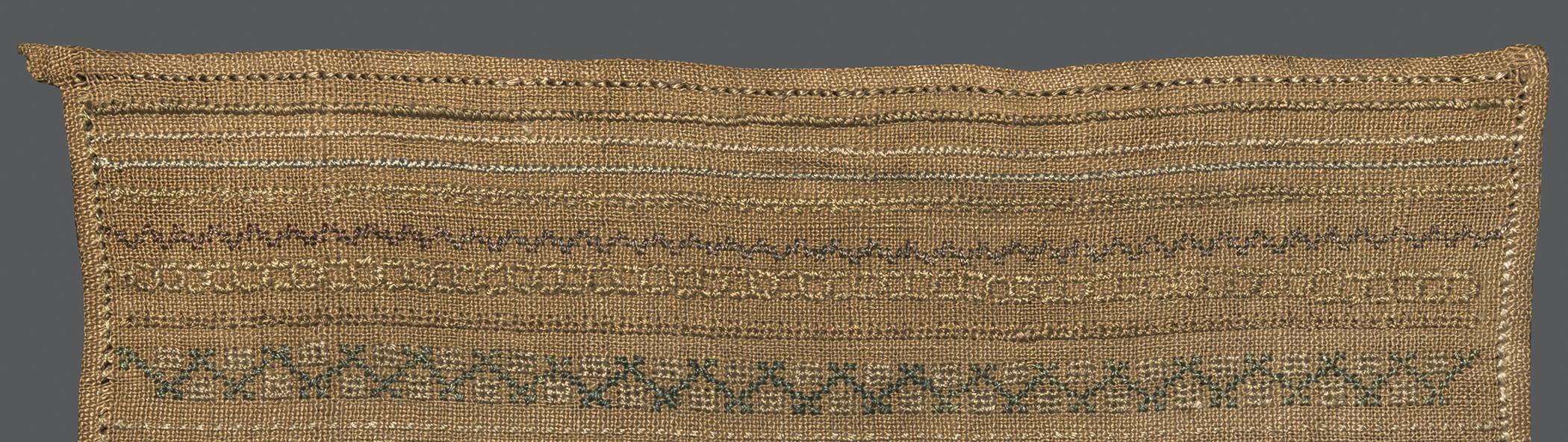 1969.9222 Sampler, detail 2