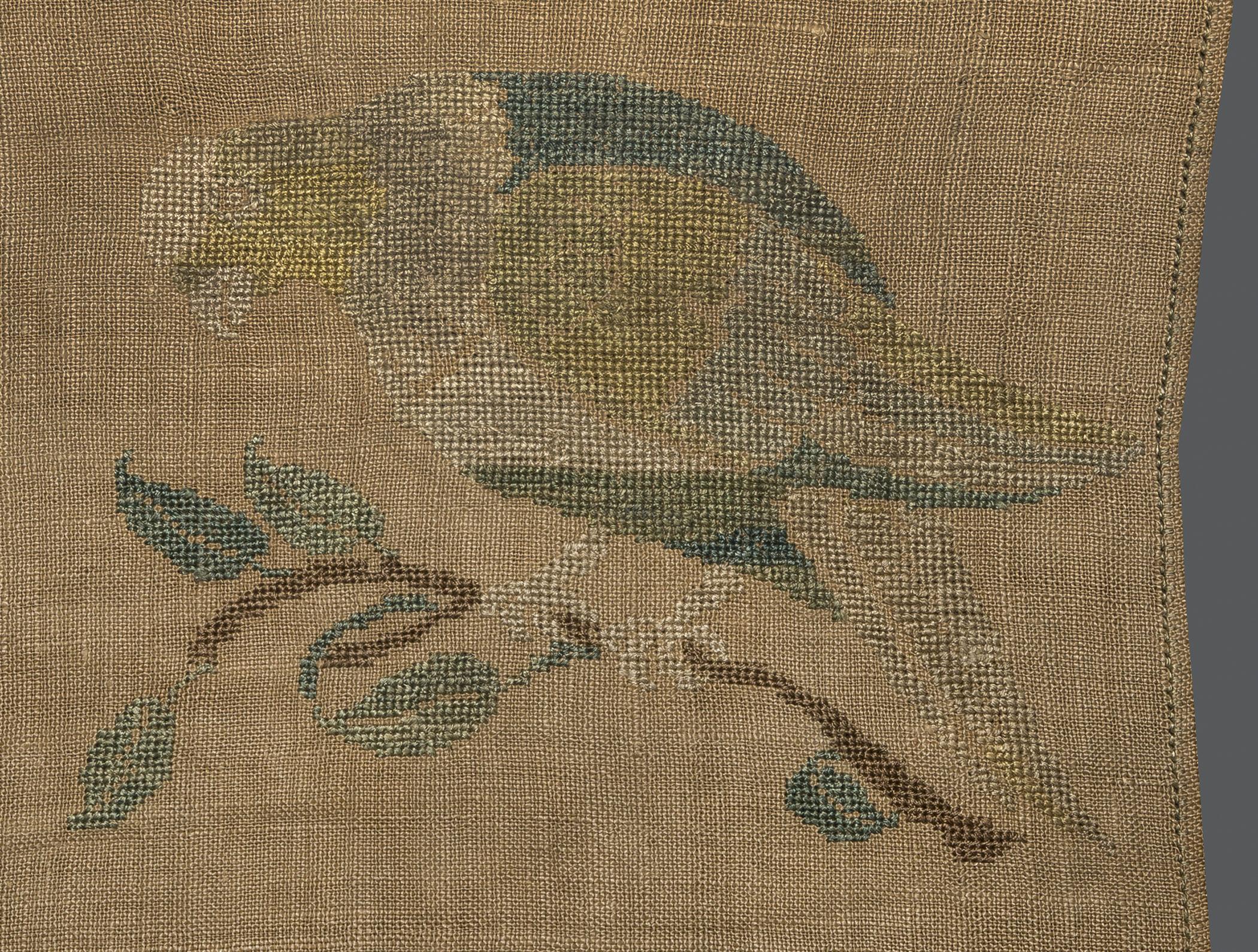 1969.9222 Sampler, reverse, detail 19