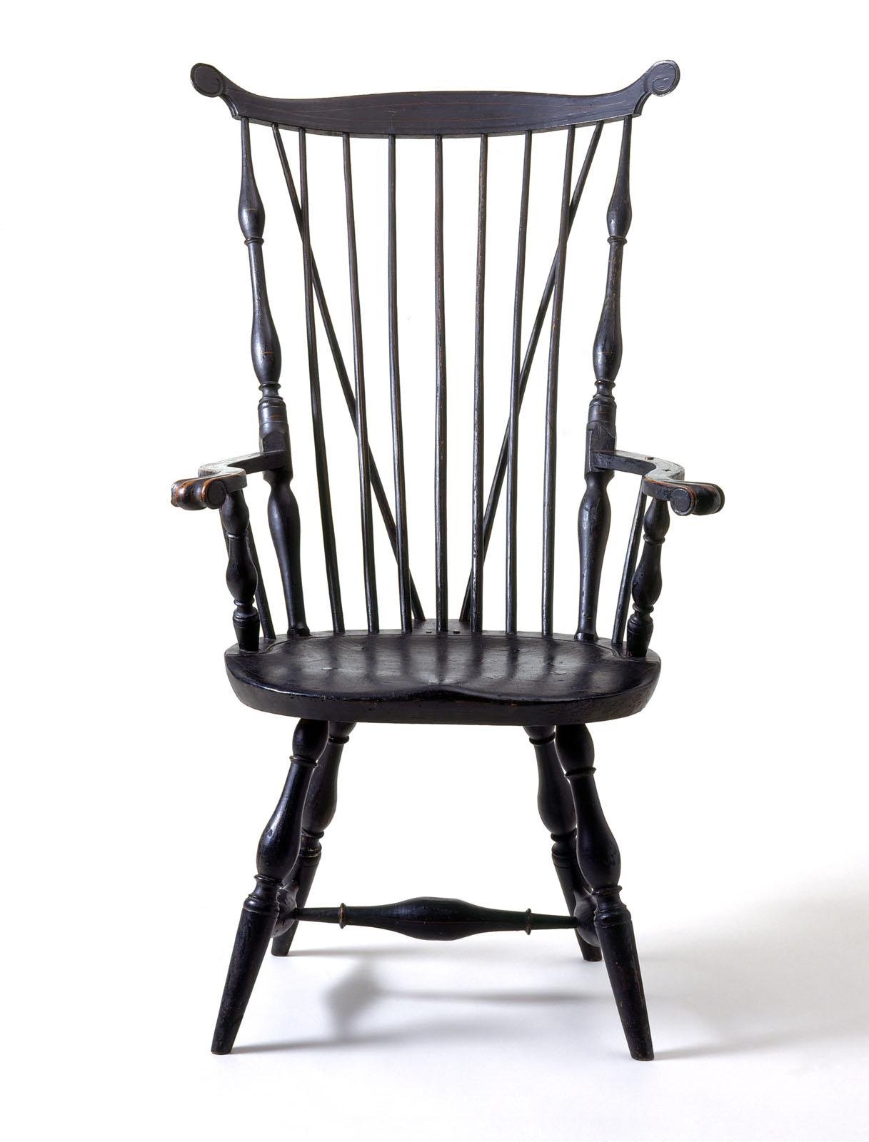 1959.1650 Windsor armchair front view