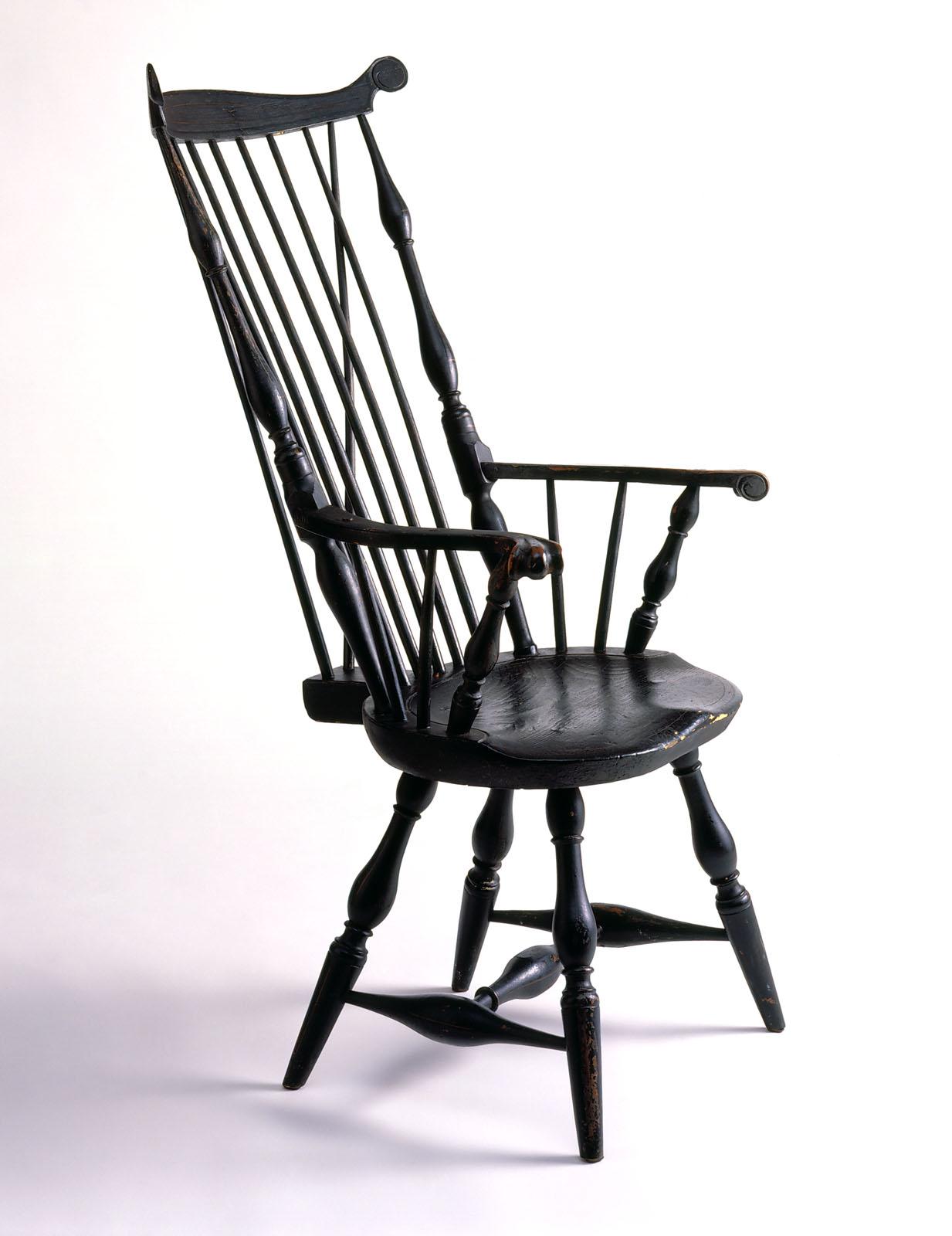 1959.1650 Windsor armchair side view