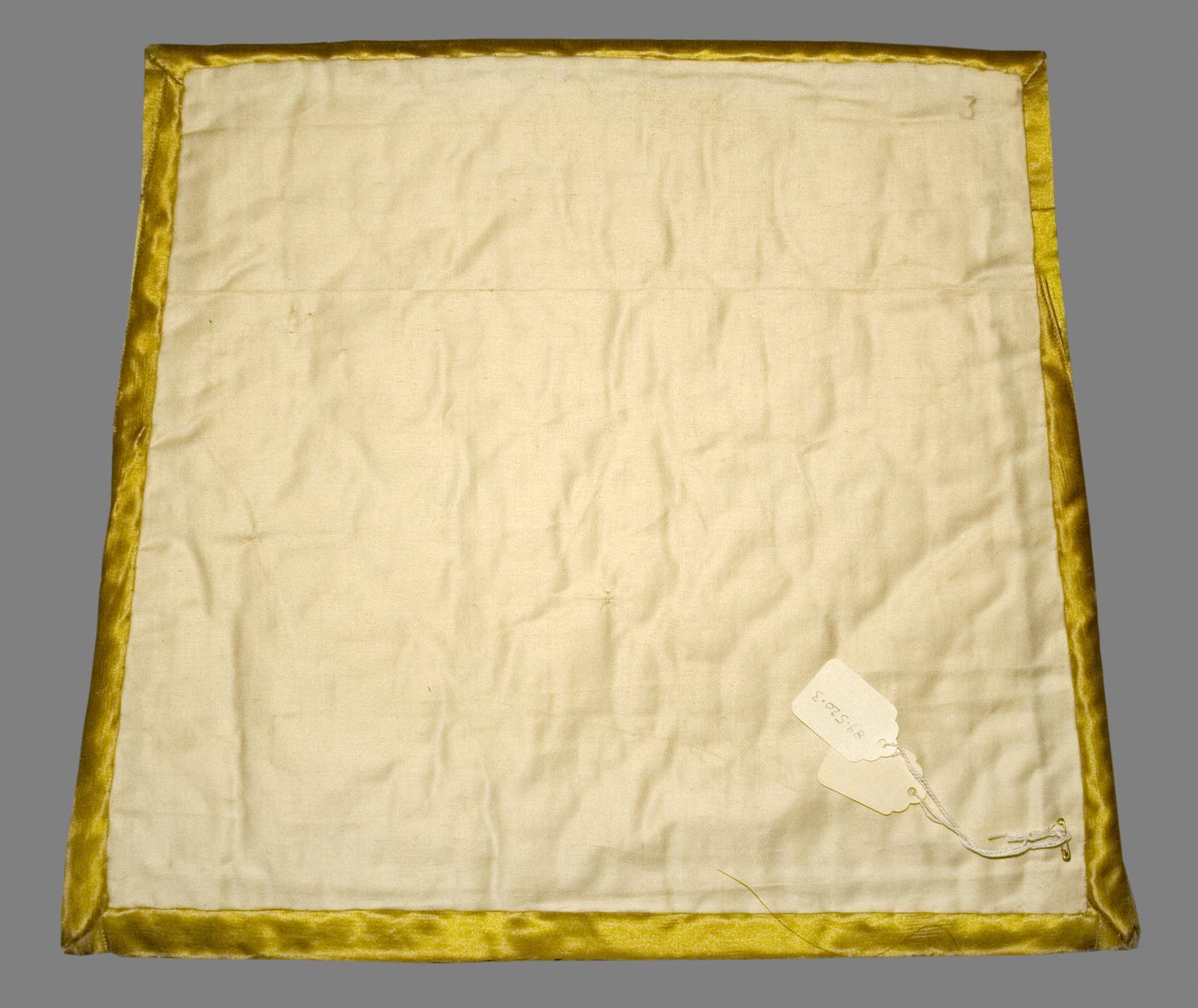 1989.0520.003 Cushion, Chair Pad, Verso