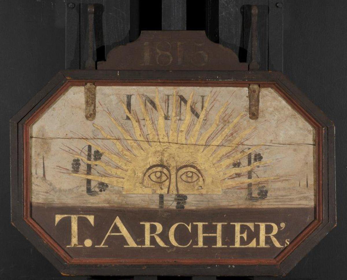 1959.1697 Tavern or inn sign, side 2