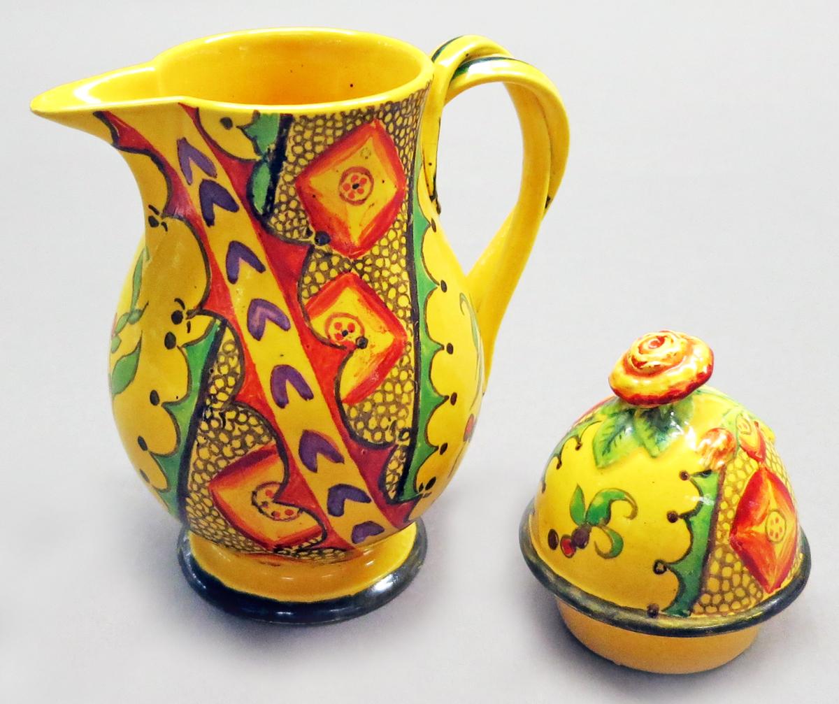 2017.0012.012 A, B Cream or milk jug, overall separate