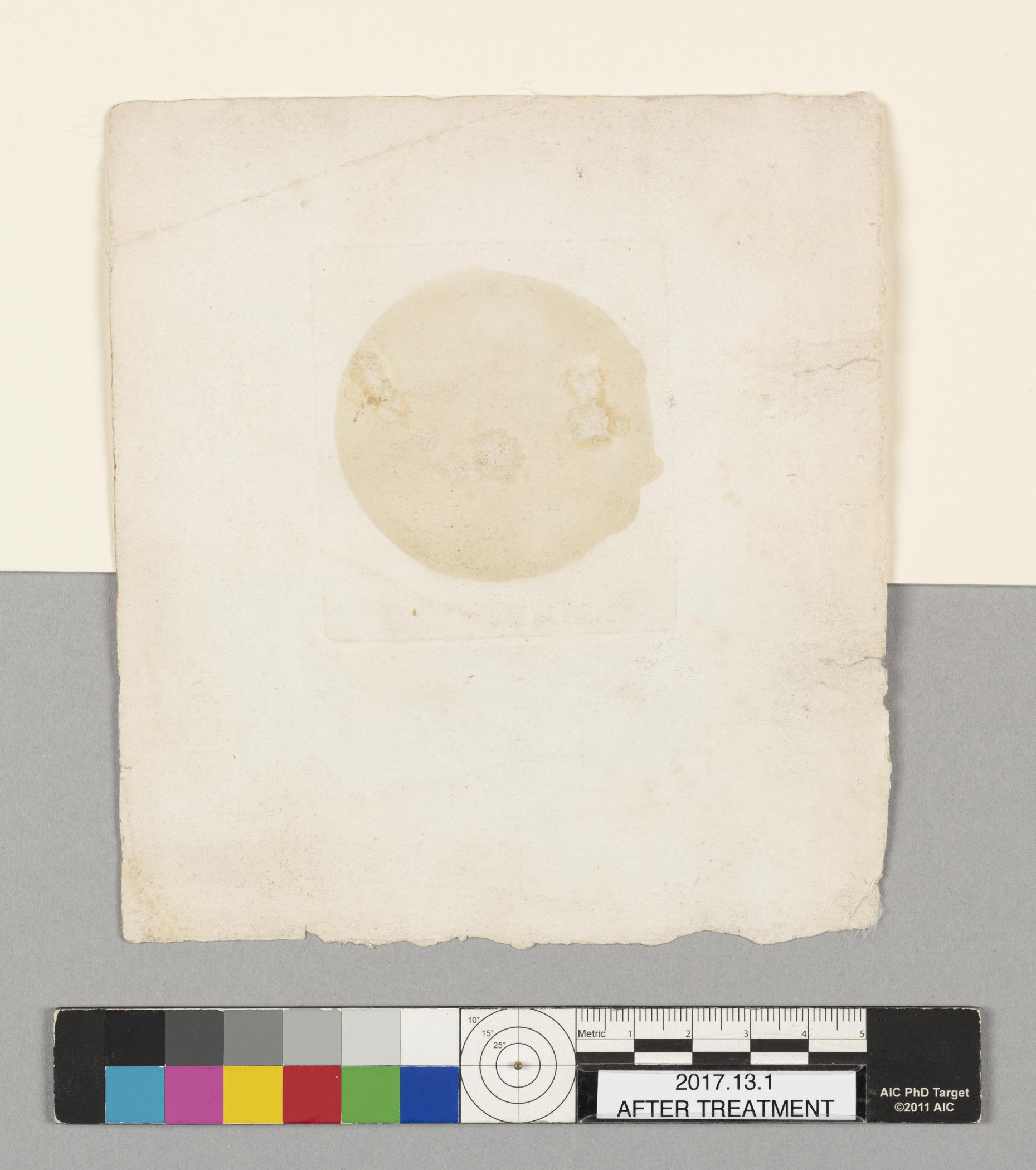 2017.0013.001 Print, view 2, reverse, after conservation treatment