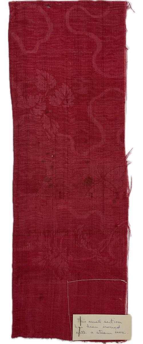 2017.0019.004 Upholstery fragment, Ex-upholstery, Reg Image, overall