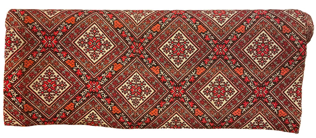 2017.0019.006 A Rug, Ingrain rug, detail, C-DIOC