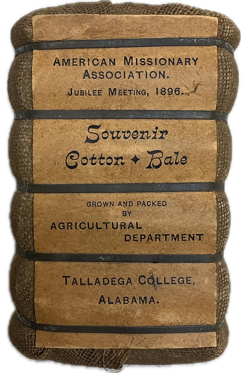 2017.0019.039 Bale, Miniature cotton bale, Reg Image, overall
