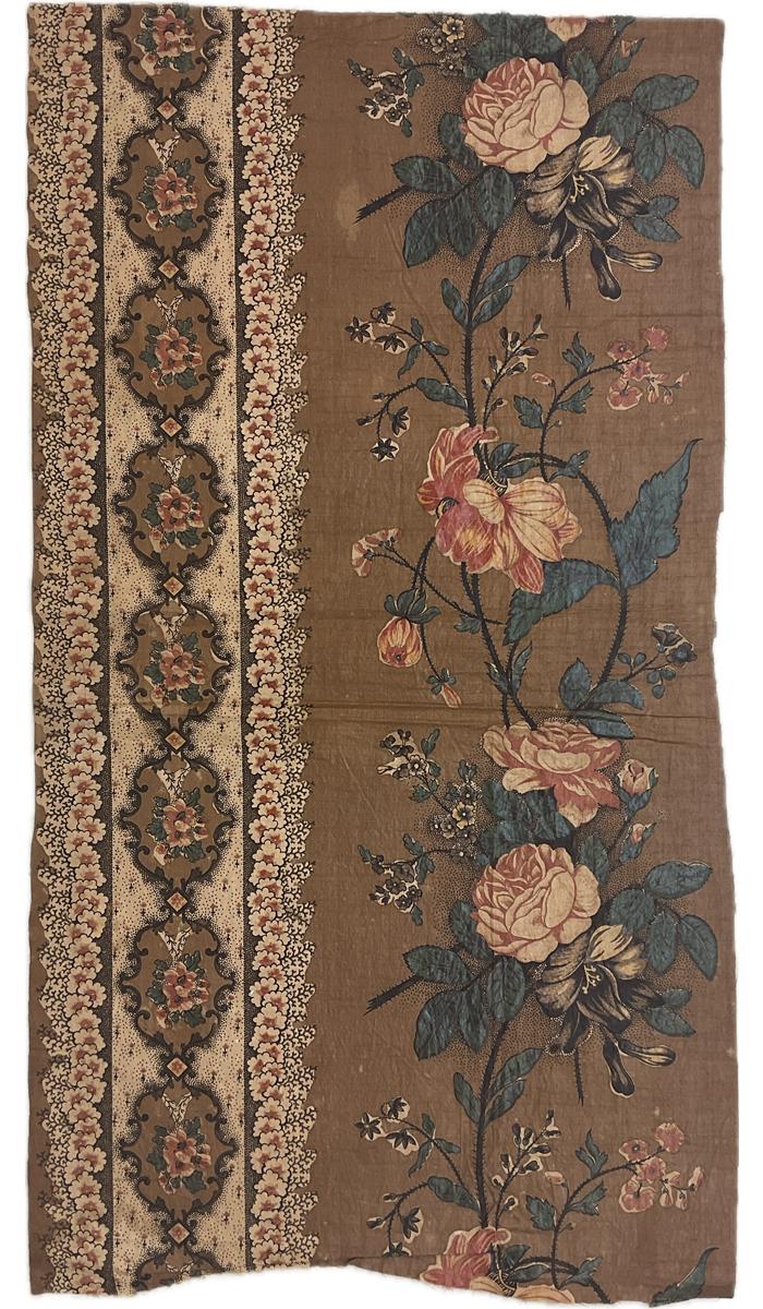 2017.0019.071.005 Textile fragment, printed, Reg Image, overall