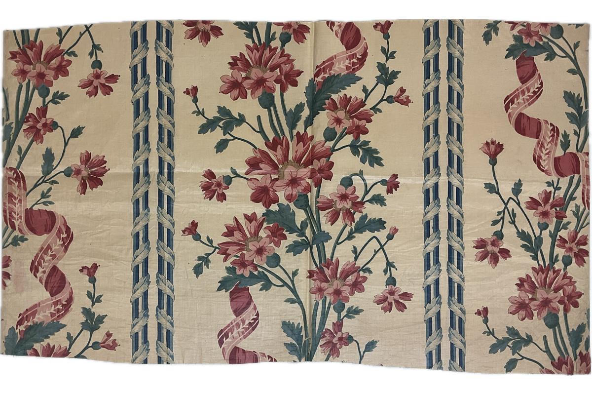 2017.0019.071.006 Textile fragment, printed, Reg Image, overall