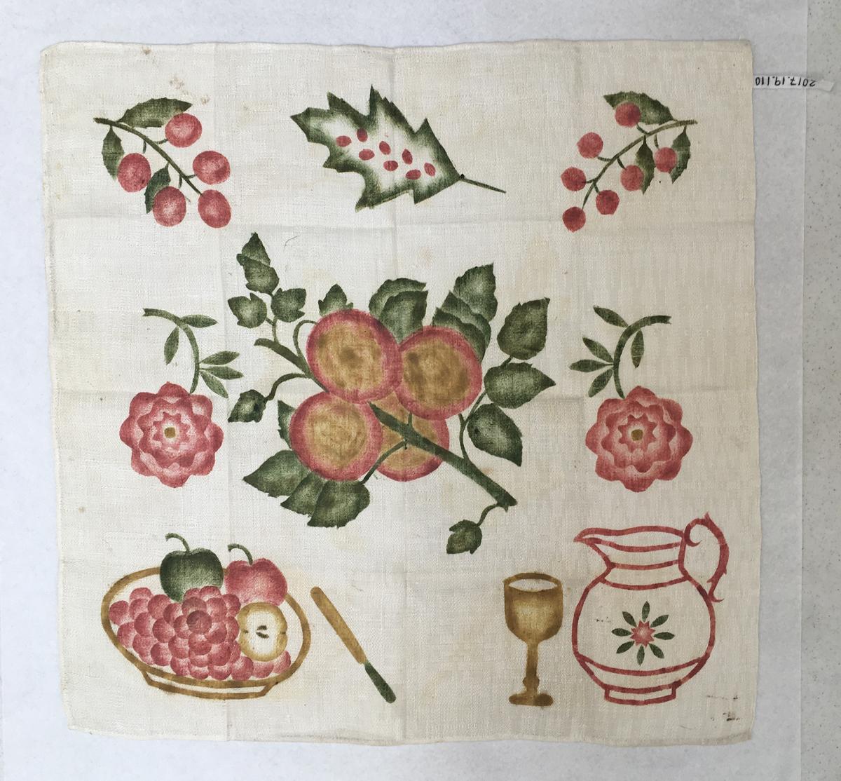 2017.0019.110 Tablecloth, Reg Image, overall