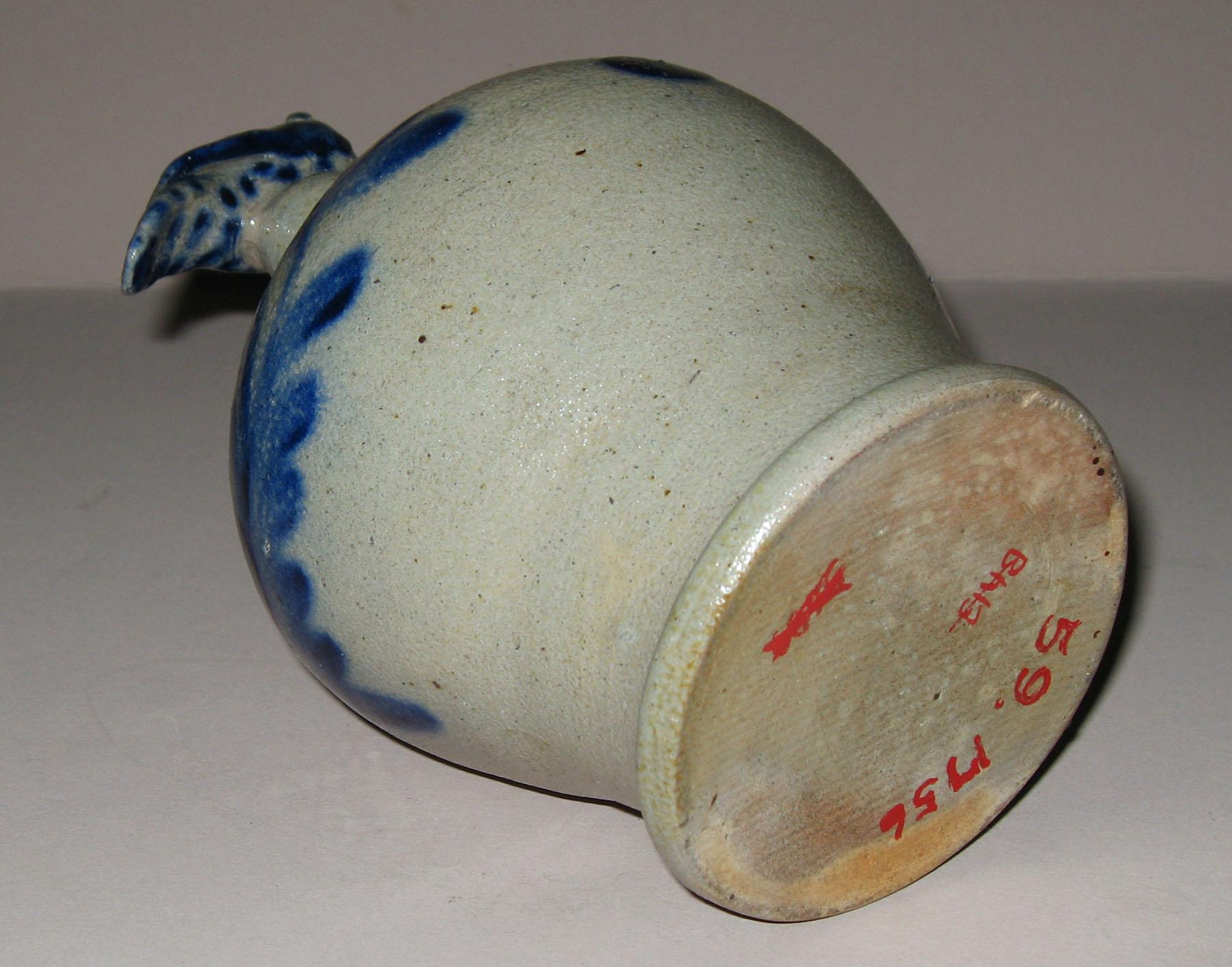 1959.1756 Salt-glazed stoneware bank (bottom)