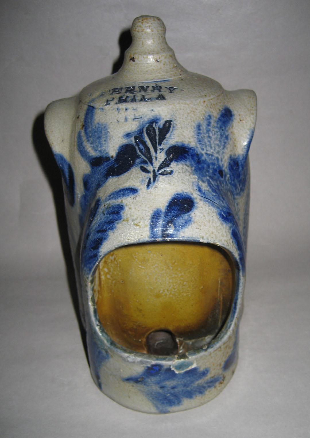 1959.1758 front - Stoneware Chicken Feeder