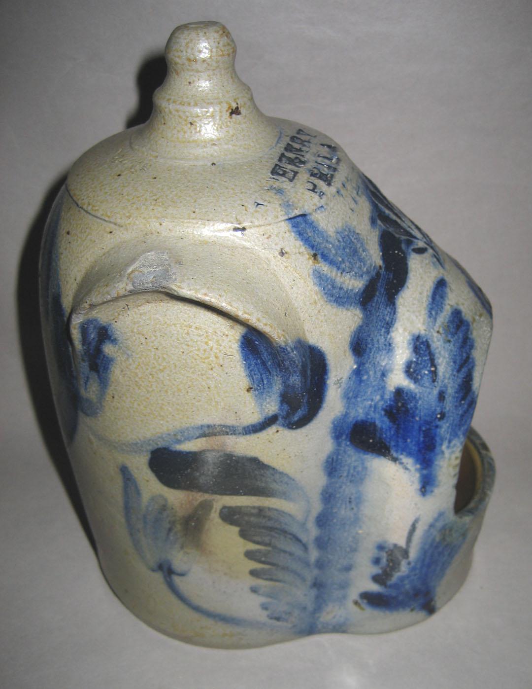 1959.1758 side - Stoneware Chicken Feeder