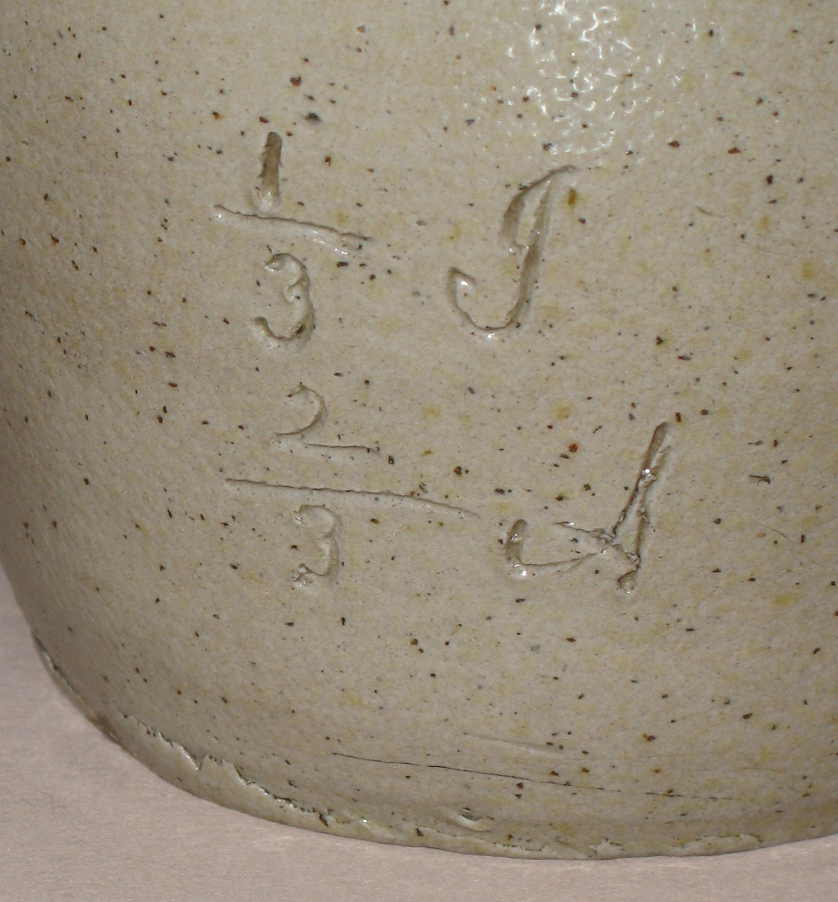 1959.1756 Salt-glazed stoneware jar (inscription)