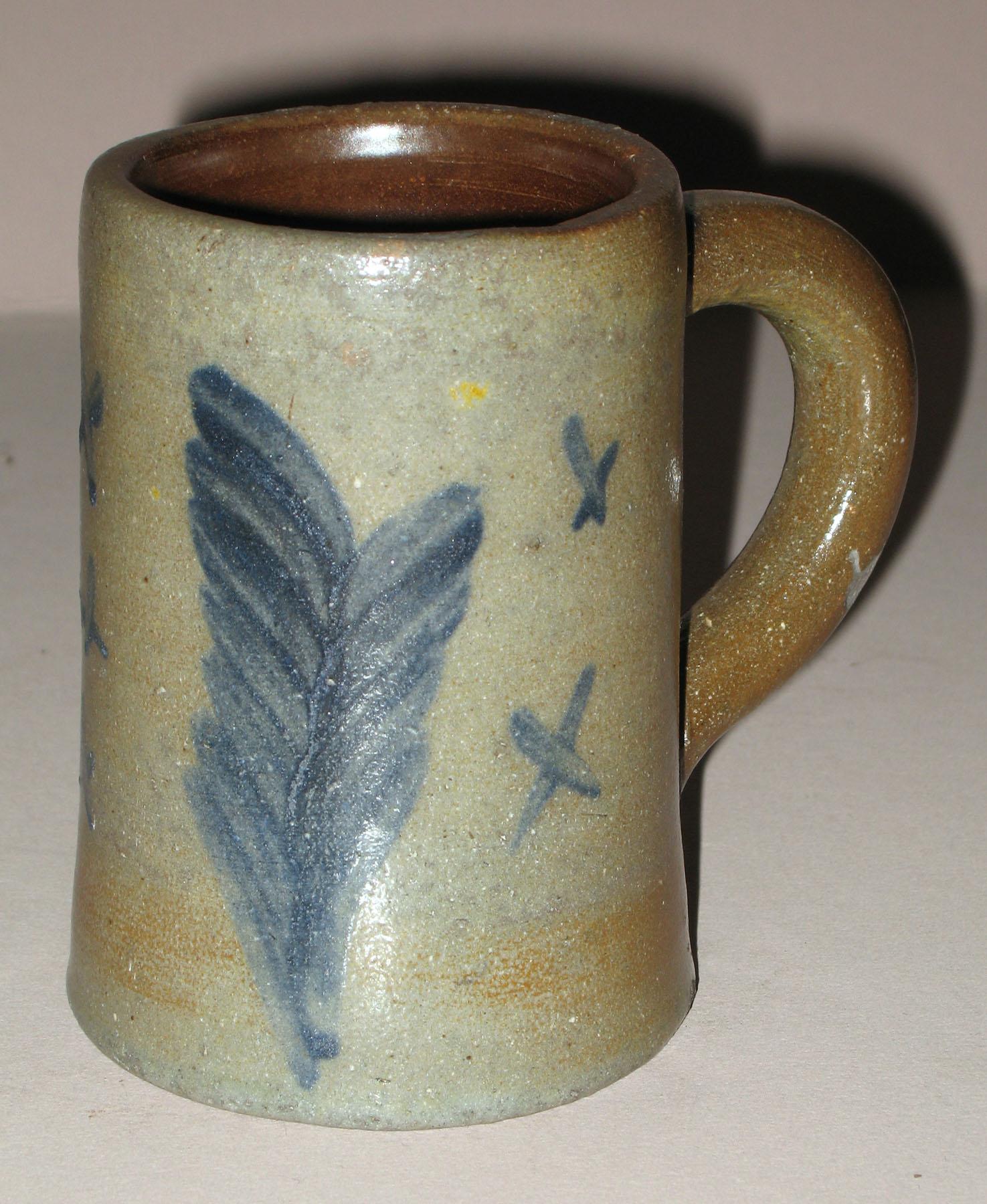 1959.1764 Salt-glazed stoneware mug
