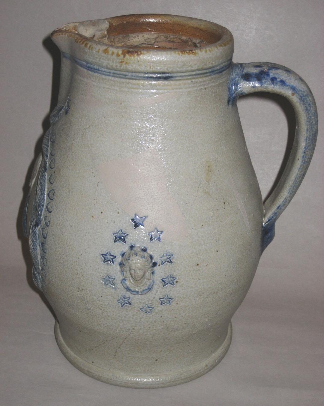 1959.1769 side - Stoneware Pitcher