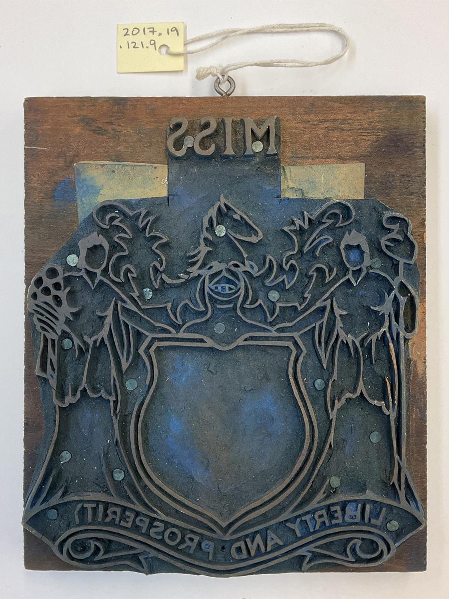 2017.0019.121.009 Tool (for textiles), Textile printing block, Reg Image, overall