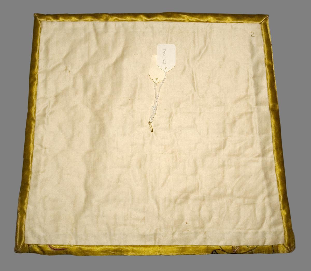 1989.0520.002 Cushion, Chair Pad, Verso